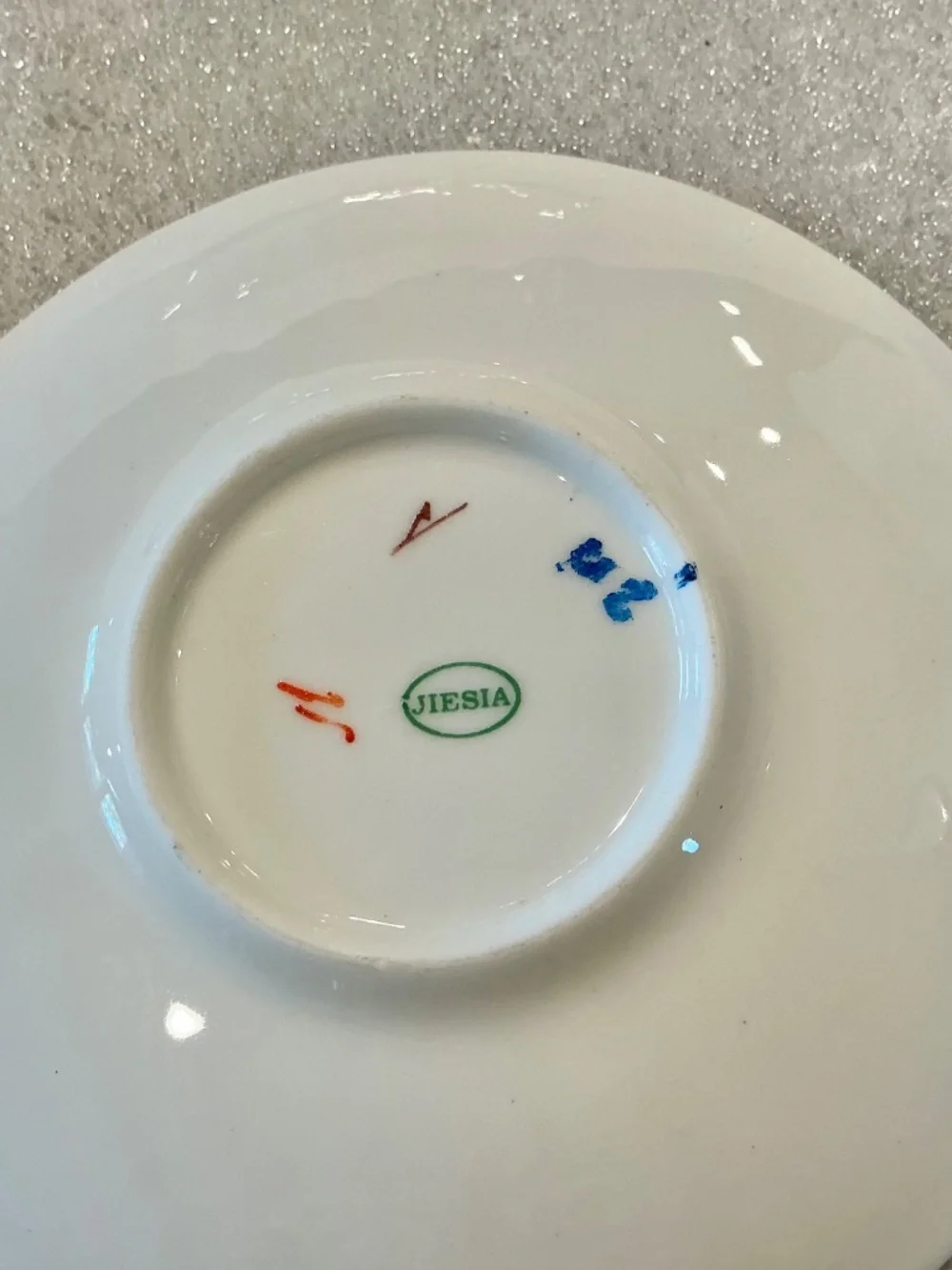 Vintage Jiesia Lithuanian USSR Porcelain Tea Cup & Dessert Plate